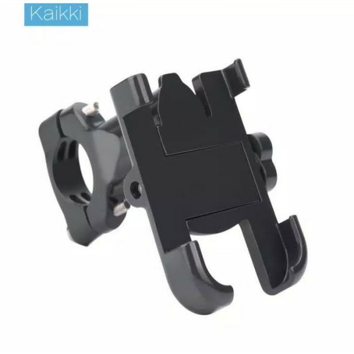SALE Holder Sepeda Motor hp Holder Stang sepada motor Bahan Metalic 01A BESI ASLI