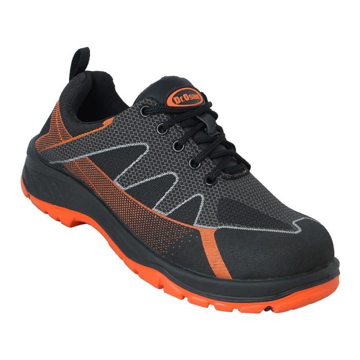 ` Dr OSHA Wolfar 9107 S1 Steel Safety Shoes - Black Orange