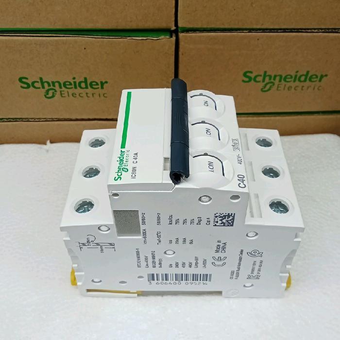 Schneider Mcb 3P 32A 40A Ic60N Acti9 Original Mcb 32Amper Mcb 40Ampere Schneider #Gratisongkir