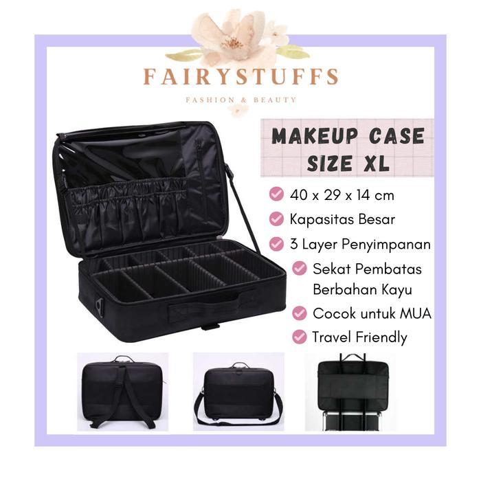 Koper Makeup MUA Makeup Case Beauty Case Organizer Tas Koper Kosmetik