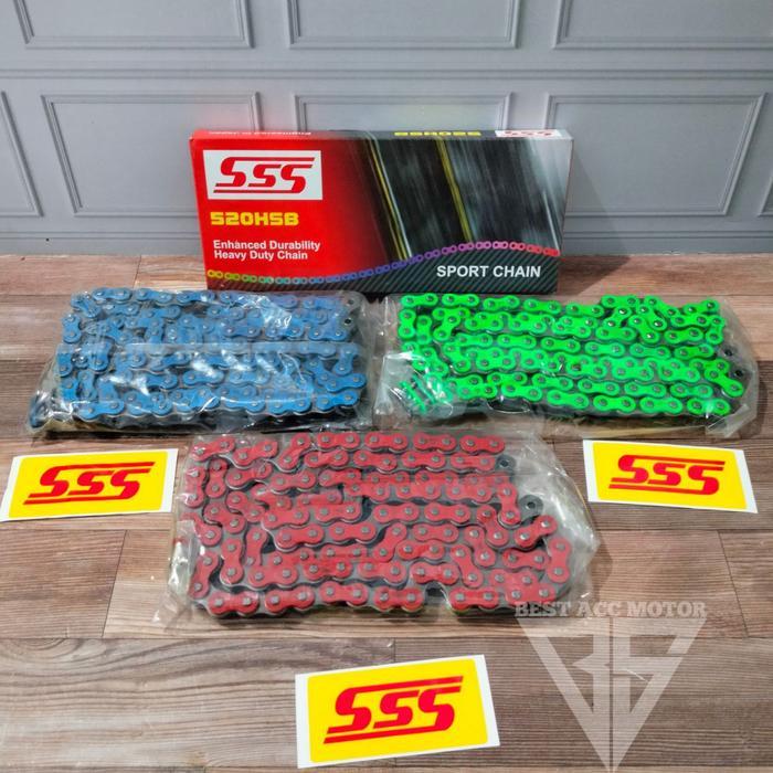 Rantai Sss Hsb 520 120L Ninja 250 Fi Karbu Z250 Er6 Klx 250 Cbr 250Rr