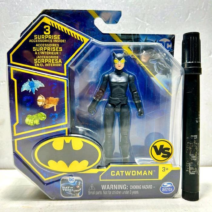 HOT SALE MAINAN ACTION FIGURE CATWOMAN SPIN MASTER DC BATMAN 4-INCH ACTION FIGURE. CWQTPHS