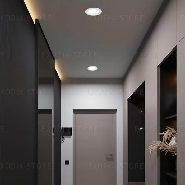 "New" Lampu LED Downlight Lamp 5 Watt 3 Warna Emico 5W 3-Color LED Panel Light Down Light Lampu