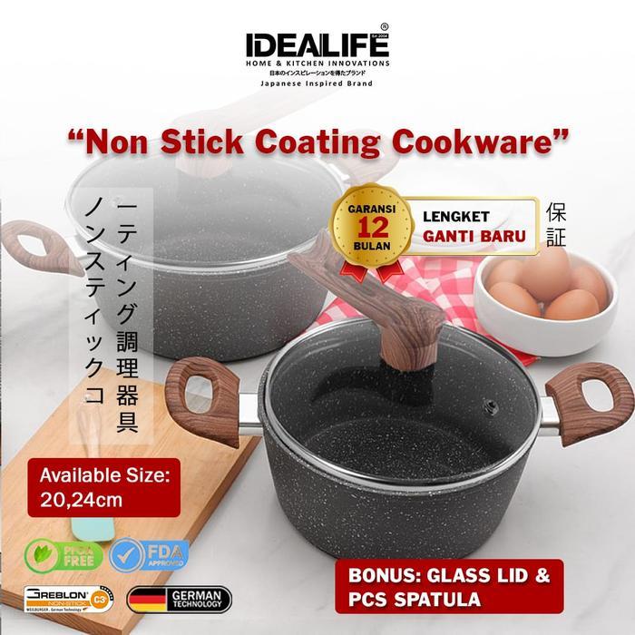 IDEALIFE - Casserole Cookware - Panci Casserole (24cm) IL-24CR