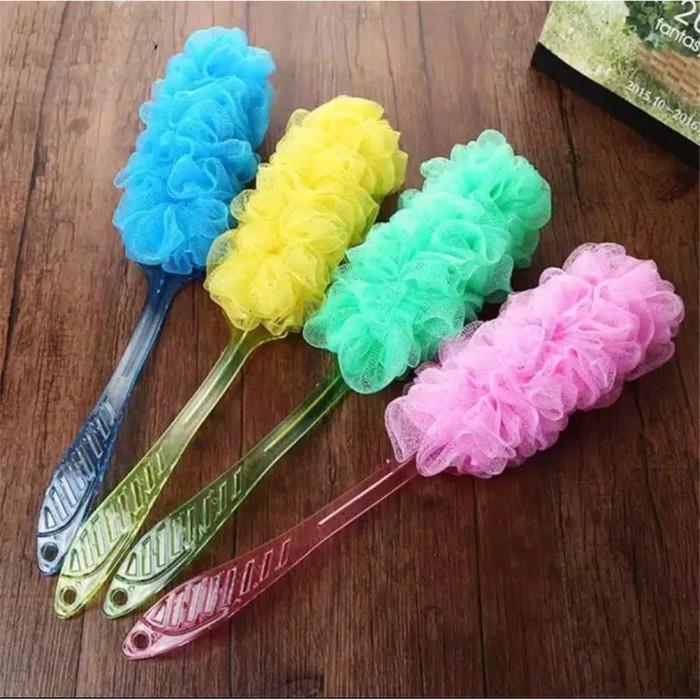 Sponge Mandi Handle / Spons Mandi Gagang Panjang / Shower Puff