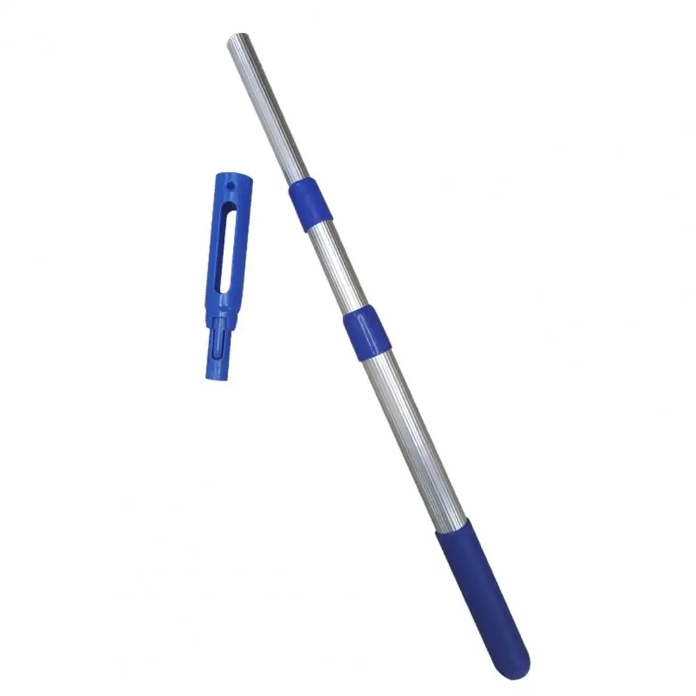 Telescopic Pool Cleaner Handle Rod Swimming Pool Cleaning Fishing Net Supplies Handheld Clean