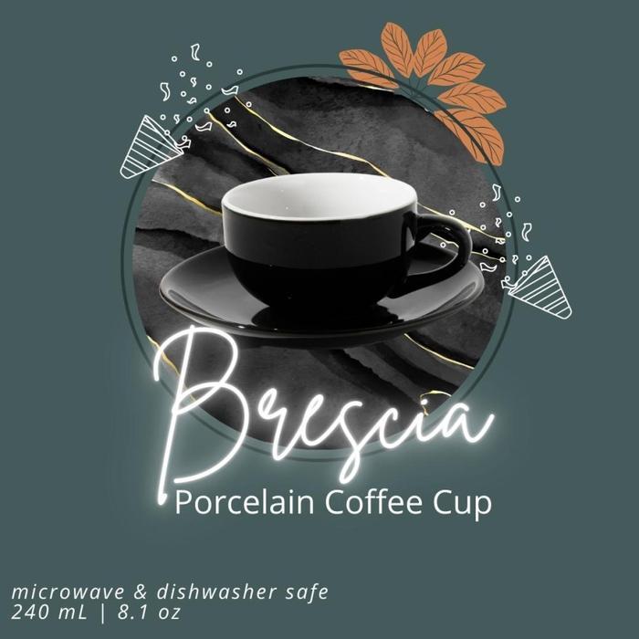 BRESCIA Coffee Cup Cappucino Cup Porcelain Latte Cup
