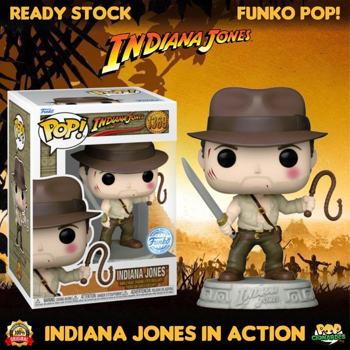` Funko POP Movies - Indiana Jones - Indiana Jones in Action #1369 Toy