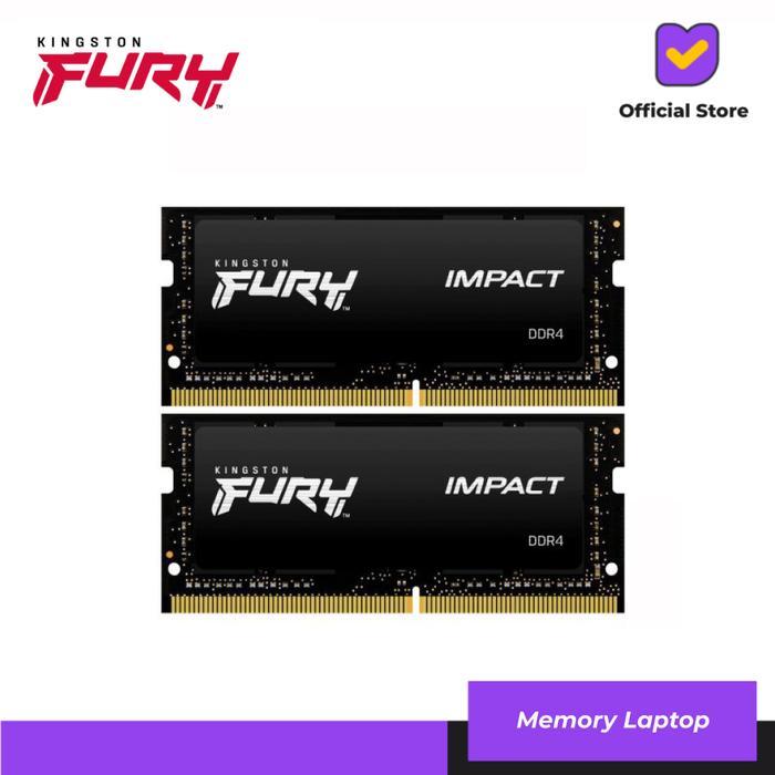 KINGSTON FURY IMPACT SODIMM DDR4 32GB (2x16GB) 3200MHz