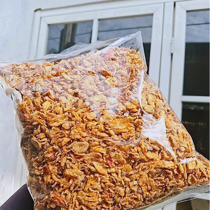"New" Bawang Merah Goreng 1KG Grade B, Bawang Goreng kemasan 1000g, Bahan Masakan Spices