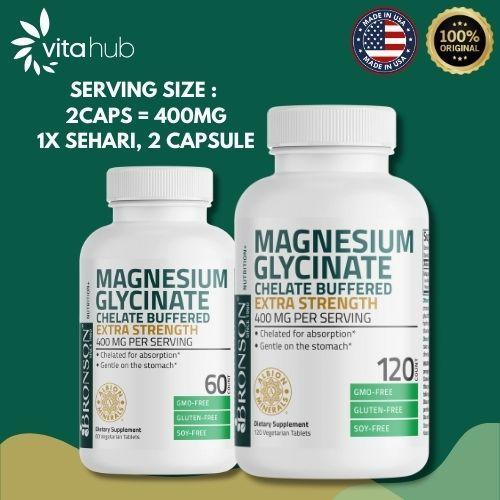 Bronson Magnesium Glycinate 200MG/400MG