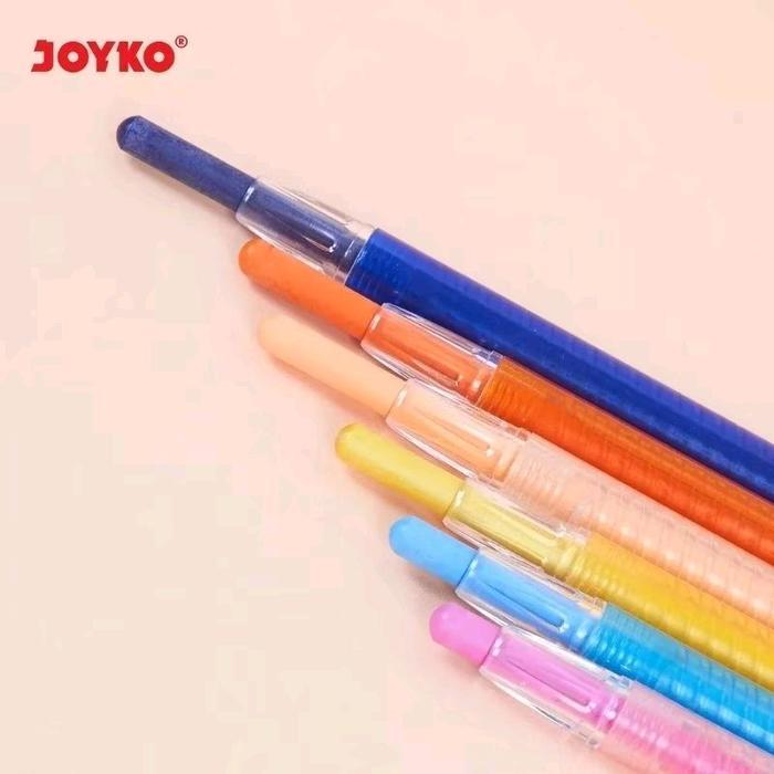 Joyko Crayon Putar Twist Crayon Besar 12 Warna