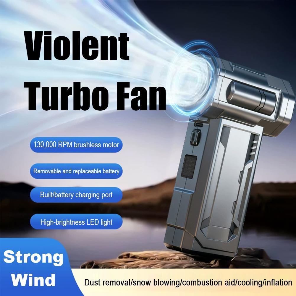 X7 Fan 130000 RPM Brushless Motor Powerful Violent 60M/S Blower Removal Duster Compressed Dust Air