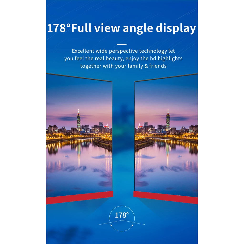 Factory 18.5 19 22 24 27 32 34 37.5 40 49 Inch Curved Flat Computer Monitor 1k 2k 3k 4k Led Screen