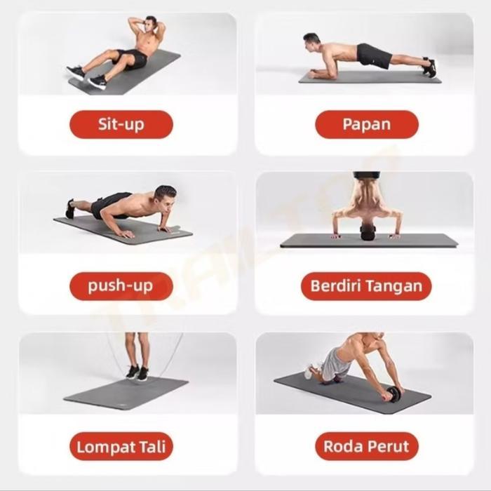 Matras Olahraga Trailtop Matras Yoga Matras Olahraga Tebal Matras Olahraga Karpet Olahraga Karpet