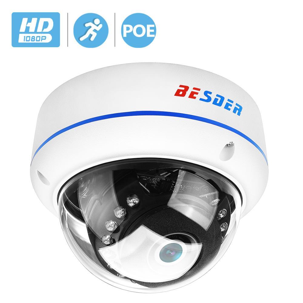 BESDER 720P/960P/1080P Surveillance IP Camera Vandalproof Night Vision Dome Security Camera ONVIF