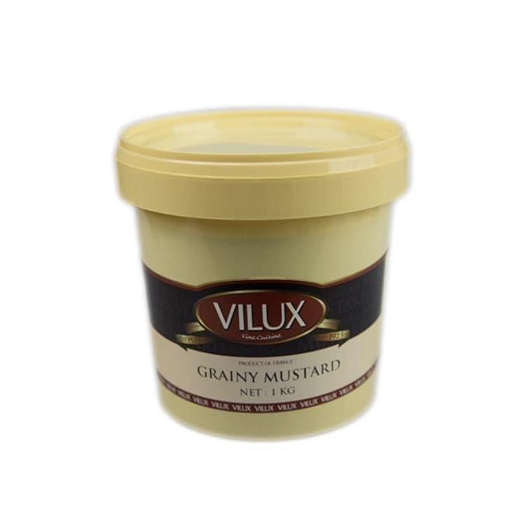 Vilux Dijon Mustard Paste Grainy 1kg / Mustard Paste