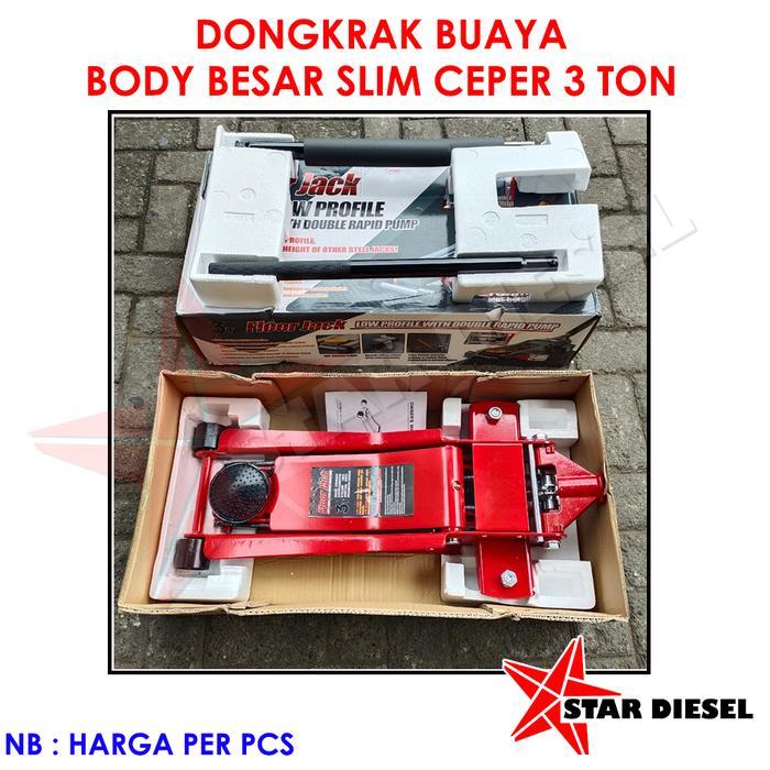 DONGKRAK BUAYA BODY BESAR SLIM CEPER 3 TON DONGKRAK CEPER DONKRKAK 3T