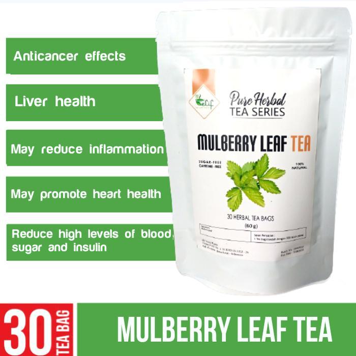 MULBERRY LEAF TEA : TEH DAUN MURBEI / CHINESSE MULBERRY ISI 30 TEA BAG