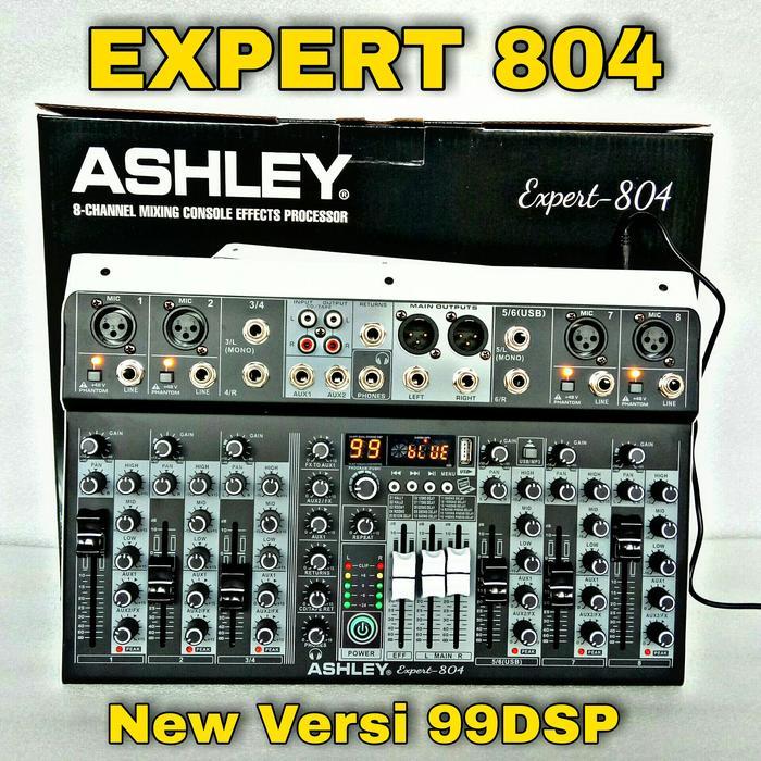 Mixer Audio Ashley Expert 804 Original Mp3 Bluetooth Recording PC