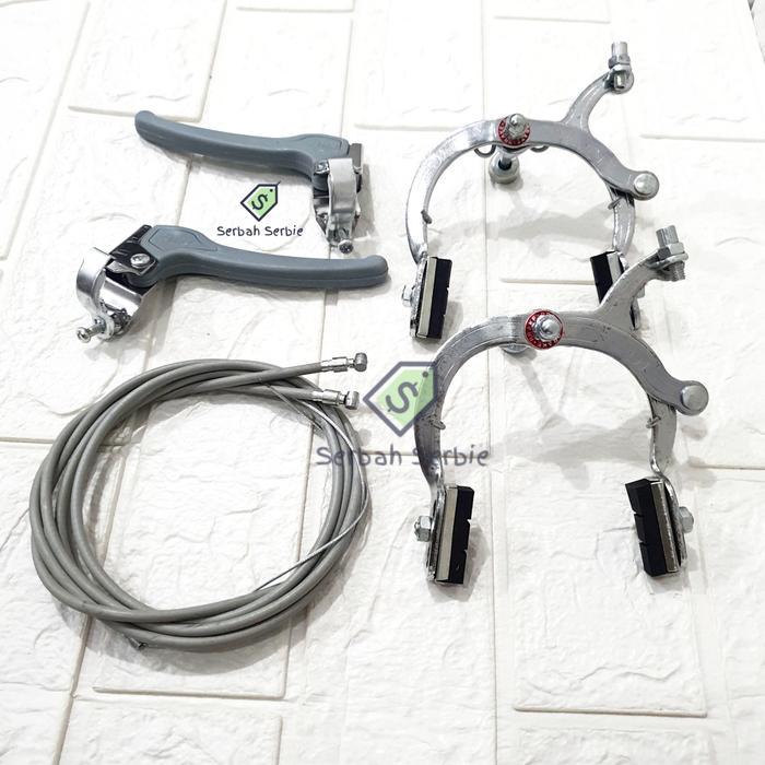 Rem U Brake Set U-Brake Sepeda Bmx Anak Mini 12 16 18 20 24 26 Jengki