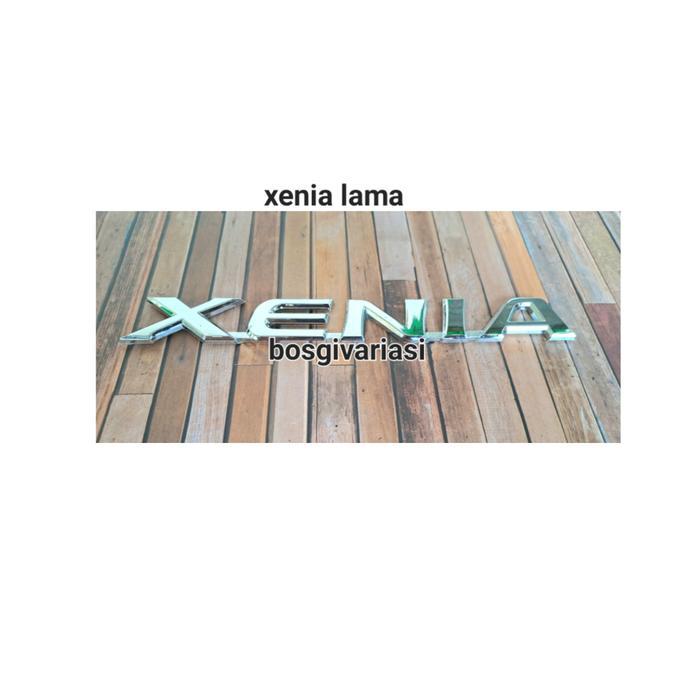 "New" emblem xenia xi Li / emblem tulisan xenia baru / emblem xenia all new / emblem xi li vvti