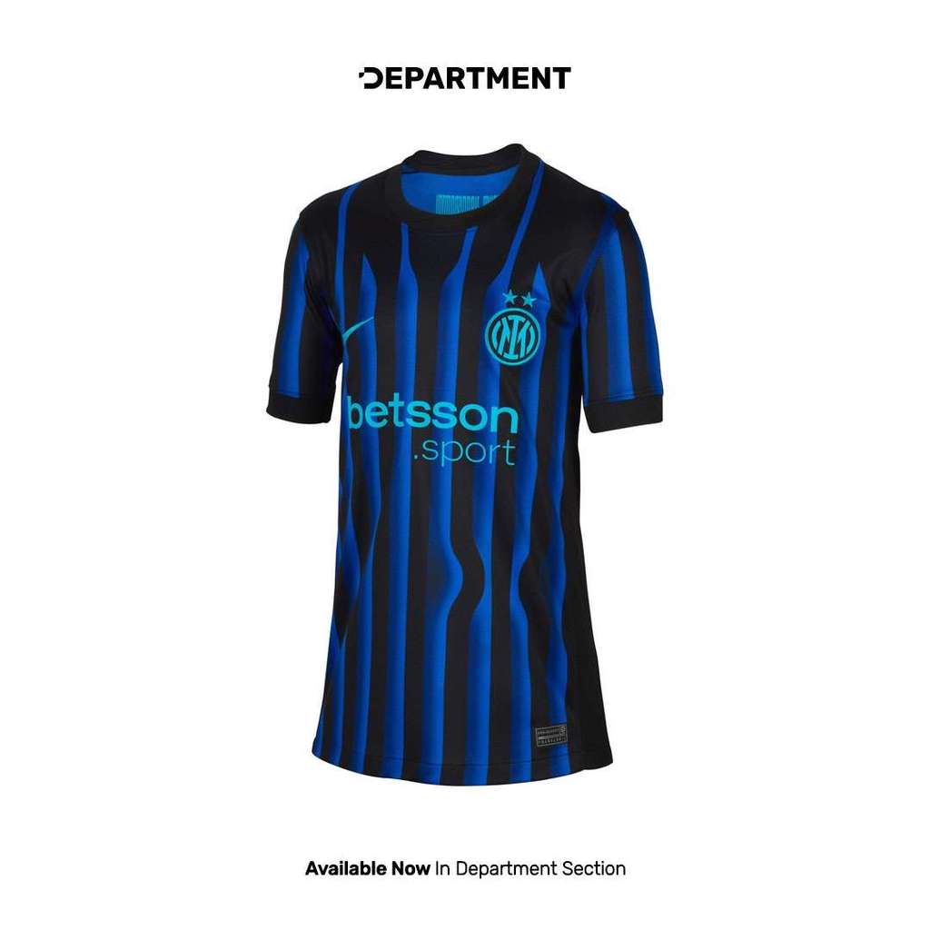 NIKE Jersey Bola Anak INTER MILAN 25/26 STADIUM HOME BIG KIDS HJ5289439 ORIGINAL