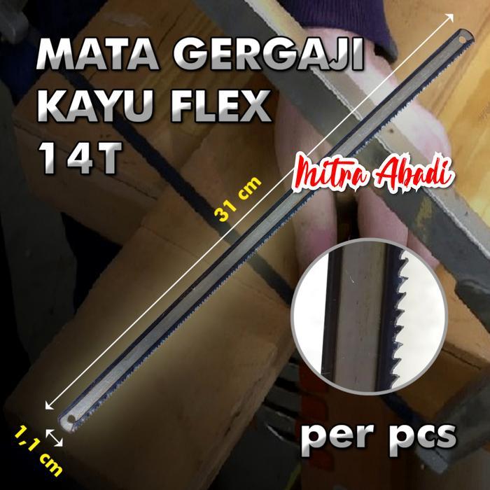 Mata Gergaji KAYU Flex / Hacksaw 12"