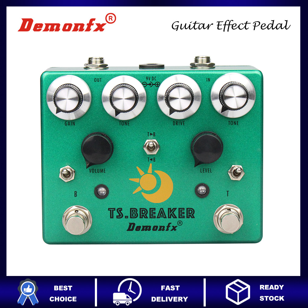 Demonfx Overdrive Guitar Effect Pedal Two Independent Overdrive In One Pedal TS.BREAKER Overdrive