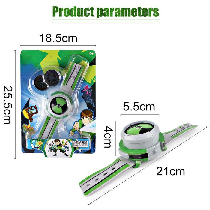 BEAUTY BEN 10 Basic Omnitrix Jam tangan proyeksi generasi kedua 16 jenis gambar Hadiah anak Omnitrix