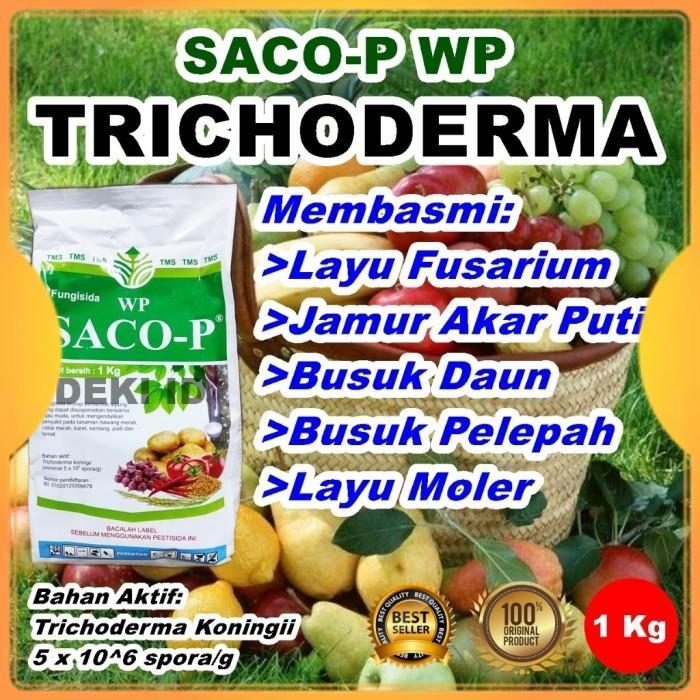 Tricoderma Koningii Saco P WP 1 Kg Fungisida Organik Trichoderma