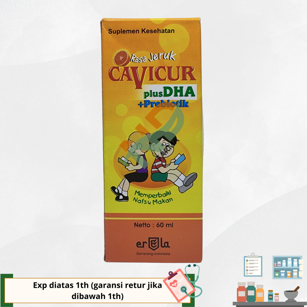 ERELA CAVICUR SIRUP DHA - PASTI ORI