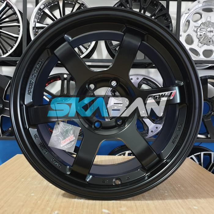 Velg ORIGINAL THAILAND TE37 Progressive Ring 18 Pajero Fortuner Dll