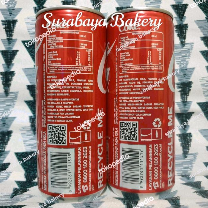 NEW Coca Cola Can 250ml / Coca Cola Kaleng 250ml