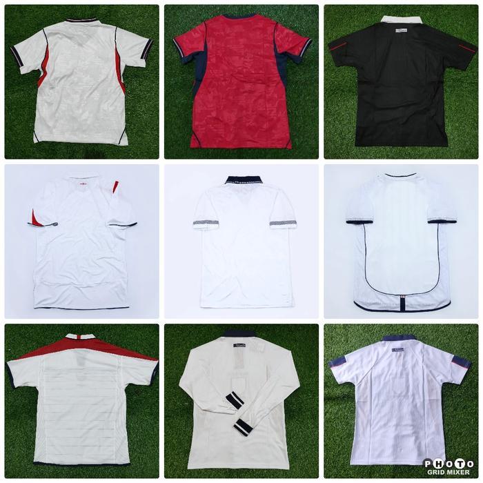 RETRO INGGRIS HOME AWAY JERSEY BAJU BOLA PIALA DUNIA EROPA 2022 2024 2026 GRADE ORI JUMBO XXL 2XL