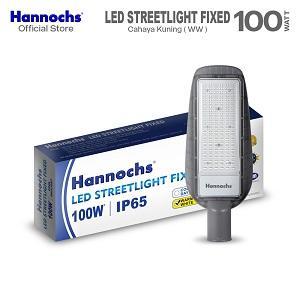 HANNOCHS LAMPU OUTDOOR LED STREETLIGHT FIXED 100W CAHAYA KUNING PJU