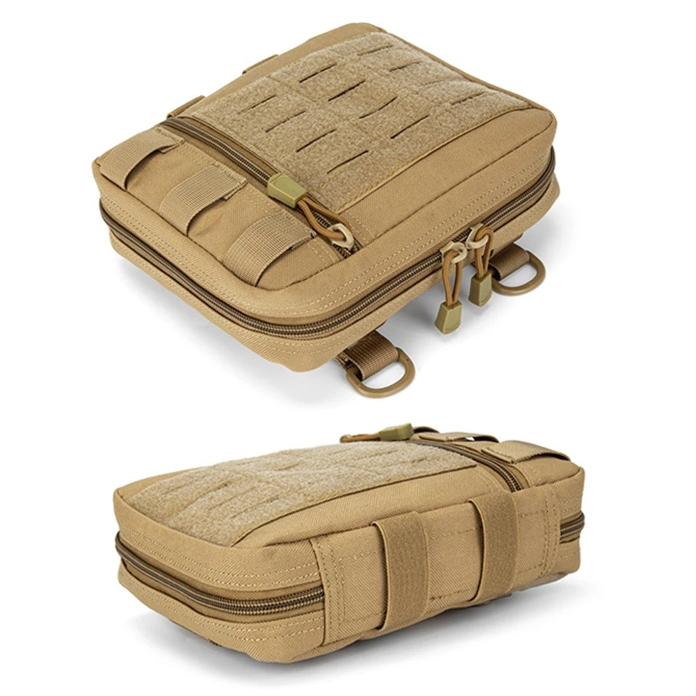 Tactical Molle Admin Pouch Multi-Purpose Laser-Cut Utility Pouch Modular EMT EDC Organizer Tool