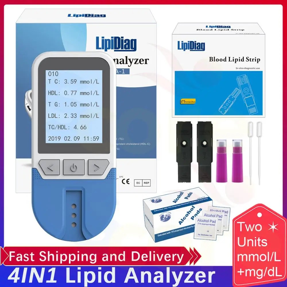 4in1 Lipid Analyzer total cholesterol (TC) high density lipoprotein cholesterol (HDL) triglyceride