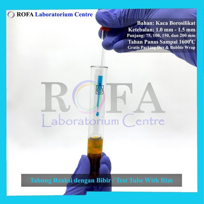NEW Tabung Reaksi Pyrex / Test Tube / Tabung Reaksi Tahan Panas