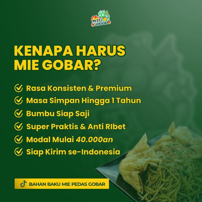 Promo Mie Pedas Ala Gacoan / Wizzmie / Mie Kober - 20 Porsi Grosir Ekonomis Mie Gobar Lengkap Dengan