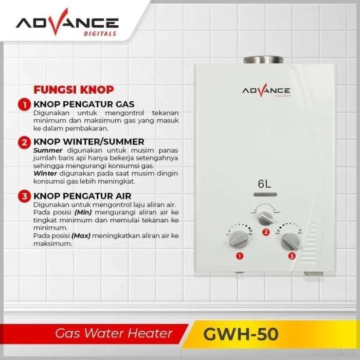 Gas Water Heater Advance Gwh 50