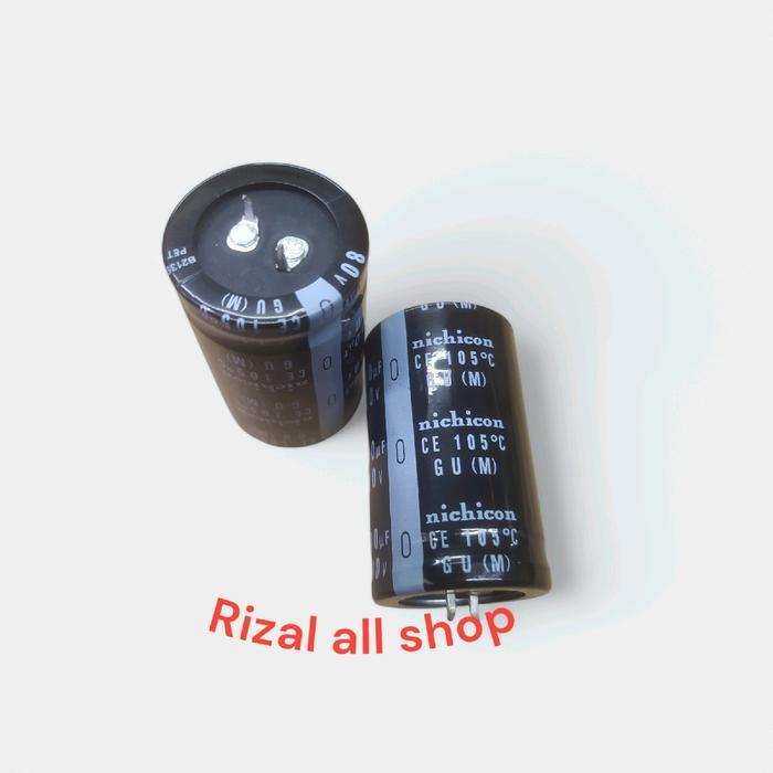 Ada Stok Elco 6800uf 80v Nichicon Kapasitor Elco