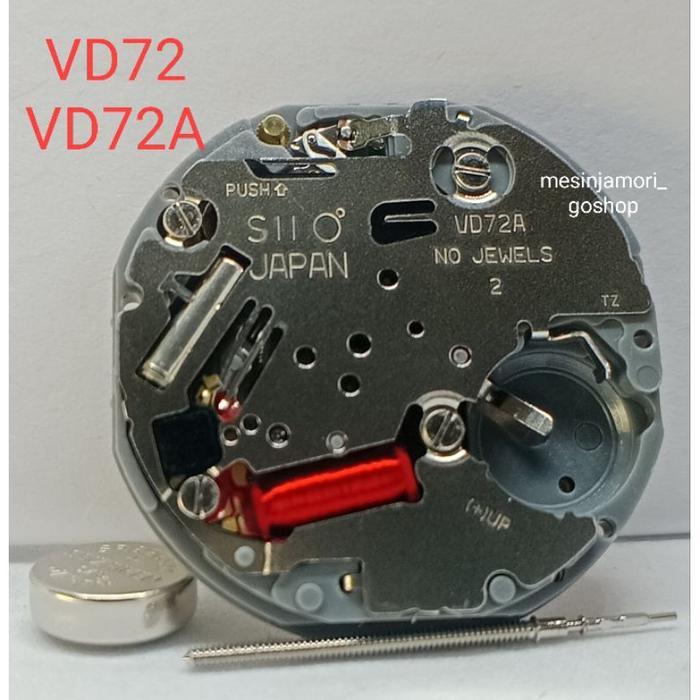 mesin jam VD72 VD72A VD73 VD73A VD74 VD74A japan