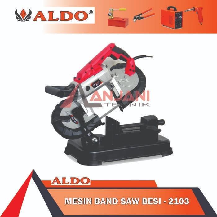 ALDO 2103 MESIN GERGAJI BANDSAW BESI BAND BEND SAW PORTABLE DUDUK MEJA