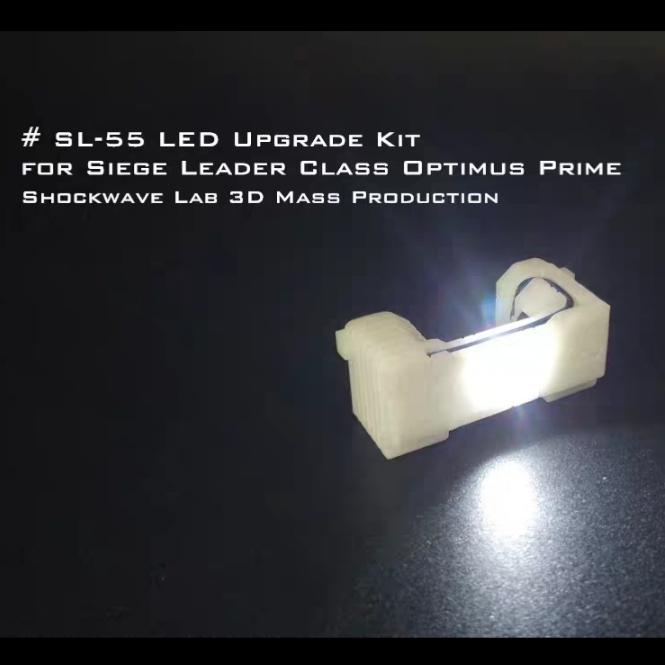 Ready Shockwave Lab SL-55 LED Upgrade Kit For Siege Leader Optimus Prime