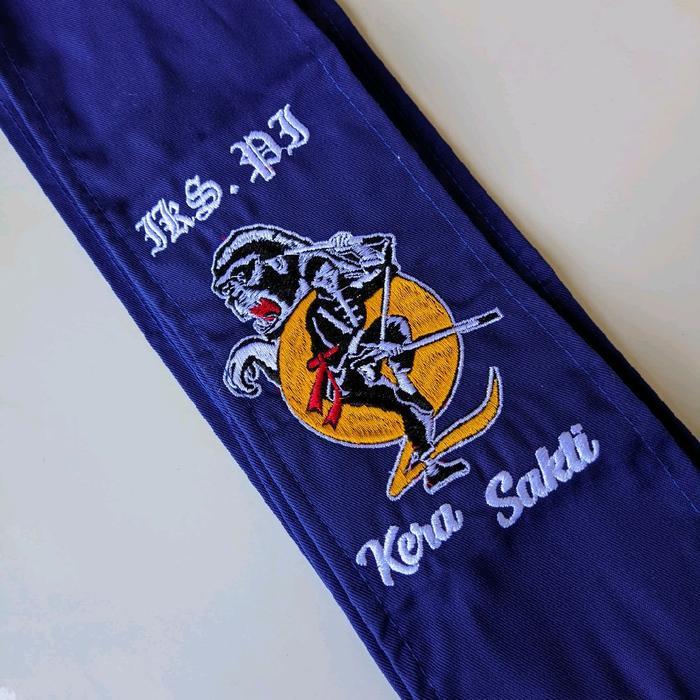 sabuk ikspi kera sakti biru drel ikspi sabuk beladiri ikspi biru drel pasangan Boxing Samsak