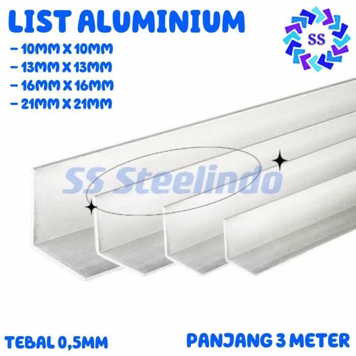 LIST SIKU L ALUMINIUM 3 METER 0,5MM