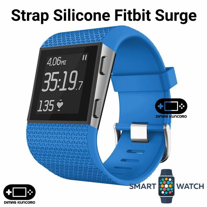 Strap Silicone Fitbit Surge Silikon Tali Jam Tangan Rubber Smartwatch