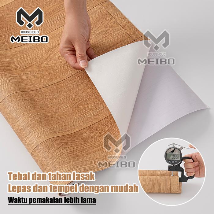 Karpet Lantai Motif Kayu / Karpet Lantai Roll Vinyl Roll/ Vinyl Gulung Panjang Dekorasi Lantai Motif