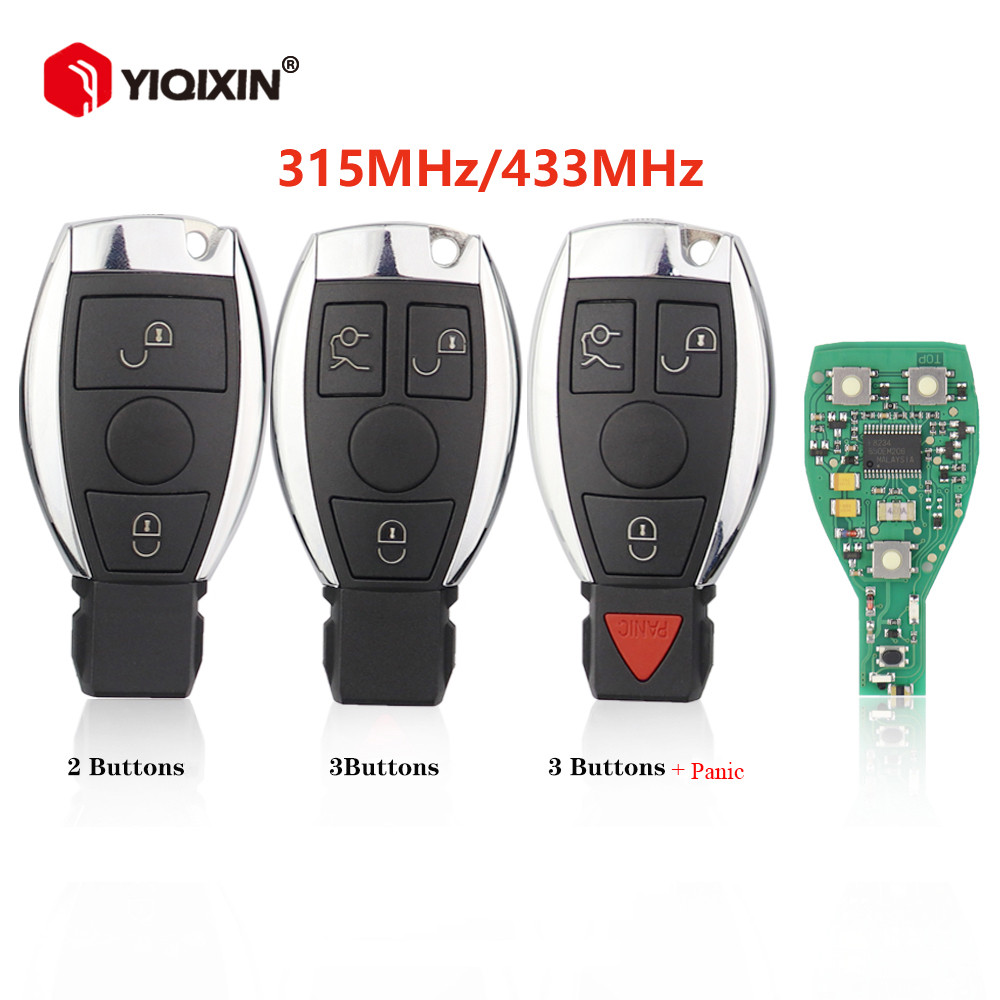 315/433Mhz Car Remote Key For Mercedes Benz MB A B C E S GL M W Series W203 W204 W205 W210 W211 W212